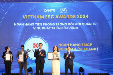 SeABank được vinh danh ‘Ngân hàng tiên phong trong đổi mới quản trị vì sự phát triển bền vững’ tại Vietnam ESG Awards