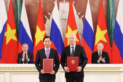 Tổng thống Putin và Tổng Bí thư Tô Lâm chứng kiến hợp tác giữa VNVC và Quỹ Đầu tư Trực tiếp của Nga về vắc xin công nghệ mới