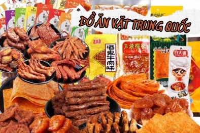 Cảnh báo: Nguy cơ sức khỏe từ đồ ăn vặt 'nội địa Trung Quốc'