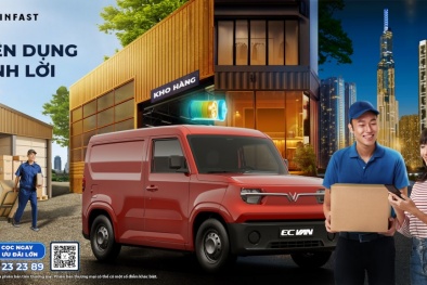 Khách hàng nhận ngay 10 triệu đồng khi đặt cọc sớm xe điện chở hàng VinFast EC Van