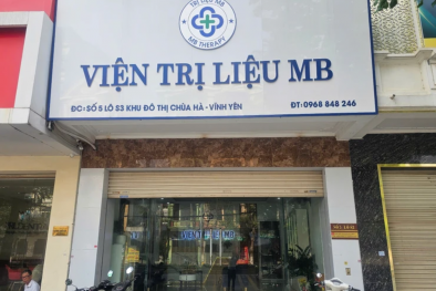 Viện trị liệu MB cơ sở Vĩnh Phúc bị xử phạt và đình chỉ hoạt động