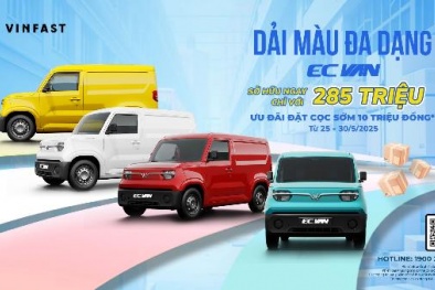 Chủ hộ kinh doanh chọn VinFast EC Van vì bài toán kinh tế ‘lời hơn thấy rõ’