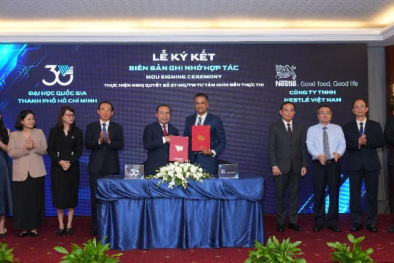 Nestlé Việt Nam ký kết hợp tác với ĐH Quốc gia TP.HCM thực thi mô hình ‘3 nhà’