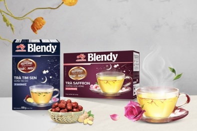 Ngủ ngon, thư giãn với Glycine và thảo dược thiên nhiên có trong trà hòa tan Blendy®