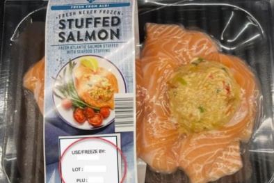 Thu hồi cá hồi nhồi hải sản bán tại chuỗi siêu thị Aldi do nguy cơ dị ứng đậu nành