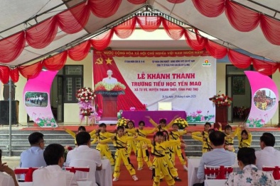 Ngôi trường mới cho những ước mơ nhỏ ở miền quê Phú Thọ