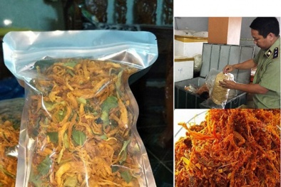 Chiêu trò hô biến thực phẩm trôi nổi thành những gói bò khô, gà khô bắt mắt