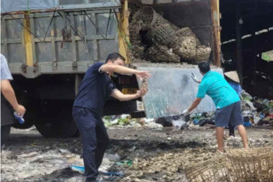 Quảng Ninh tiêu hủy hơn 50 tấn thực phẩm không rõ nguồn gốc xuất xứ và hàng hóa giả mạo