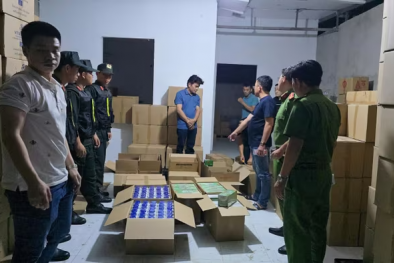 TP.HCM: Triệt phá đường dây sản xuất dầu gió giả quy mô lớn