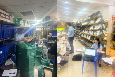 Hà Nội trong 6 tháng phát hiện và xử lý 2.068 vụ vi phạm về hàng giả, hàng gian lận thương mại