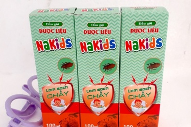 Thu hồi dầu gội dược liệu Nakids do chứa vi sinh vật vượt mức cho phép