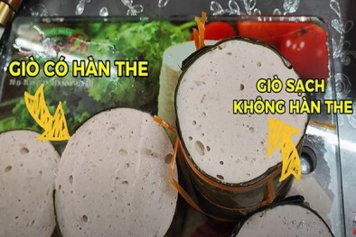 Giò chả chứa hàn the: Món ngon thành... mầm họa