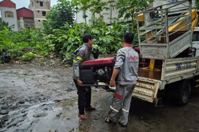 Viettel đảm bảo sóng viễn thông tại khu vực ngập lụt ở Nghệ An