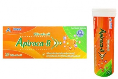 Tạm dừng bán, sử dụng Viên nén sủi Apiroca-B của Công ty Cổ phần Dược phẩm Apimed