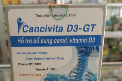 Thu hồi sản phẩm bổ sung canxi, vitamin D3 vì chứa nhiều chất lạ