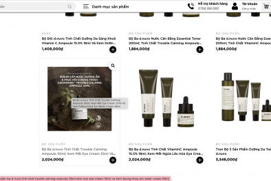 Thu hồi 8 mỹ phẩm Hàn Quốc do Aroya Skincare nhập khẩu