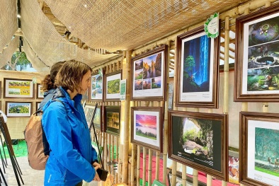 Người 'thổi hồn' vào tranh nghệ thuật xanh