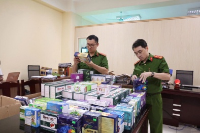 Gần 12 triệu viên thực phẩm chức năng giả bị Công an Phú Thọ thu giữ tại Công ty Dược Santex