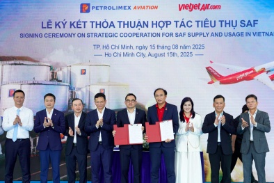 Vietjet tiên phong sử dụng nhiên liệu SAF, bước tiến quan trọng trong hành trình chuyển đổi xanh ngành hàng không