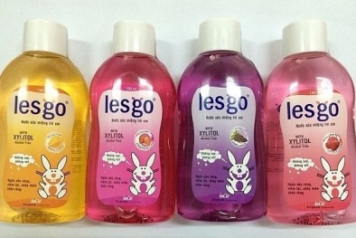 Thu hồi lô sản phẩm Nước súc miệng Lesgo trẻ em