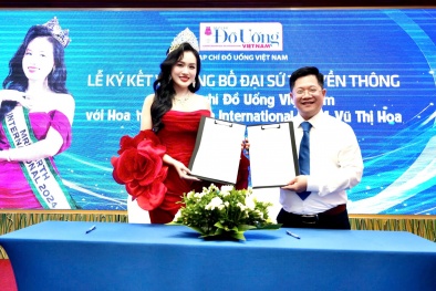 Hoa hậu Mrs Earth International 2024 làm Đại sứ Truyền thông của Tạp chí Đồ Uống Việt Nam