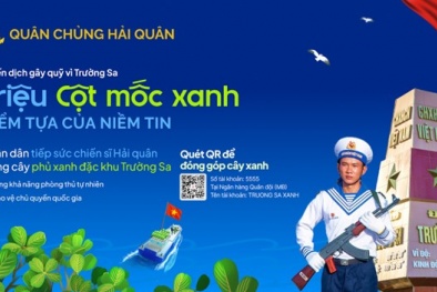 Phát động chiến dịch 'Triệu cột mốc xanh' gây quỹ trồng cây phủ xanh Trường Sa