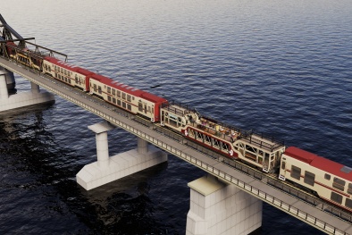 “Du ngoạn trên đường ray” với tàu “Hà Nội 5 Cửa Ô”