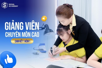 Seoul Academy - Trường đào tạo nghề phun xăm uy tín, cam kết vững tay nghề