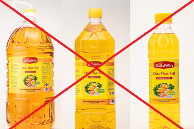 Phát hiện dầu ăn giả, kém chất lượng nhãn hiệu Goldwin Cooking Oil