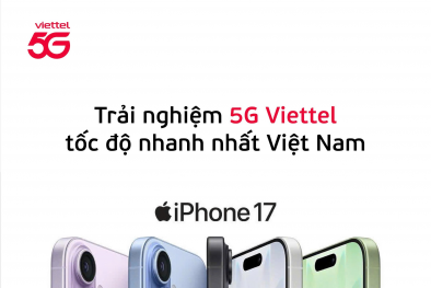 Viettel ra mắt gói cước 5G “chính hiệu” cho iPhone 17