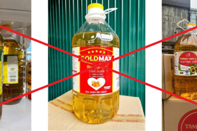 Cảnh báo không mua bán và sử dụng dầu ăn giả Gold Max, Tamin Gold, ChiCa