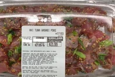 Costco thu hồi hơn 1,5 tấn poke vì nguy cơ nhiễm khuẩn Listeria