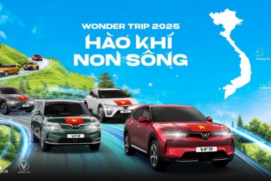 200 xe ô tô VinFast khởi hành xuyên Việt trong hành trình Wonder Trip 2025