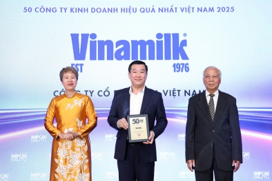Vinamilk tiếp tục là một trong 50 công ty kinh doanh hiệu quả nhất Việt Nam