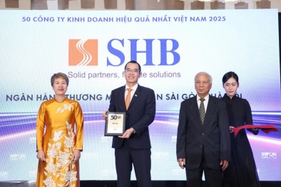 SHB khẳng định vị thế với Top 50 công ty kinh doanh hiệu quả, Top 10 doanh nghiệp tư nhân lợi nhuận tốt nhất Việt Nam