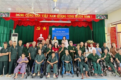 Hiệp hội Nhựa Việt Nam thăm và tri ân các thương, bệnh binh tại Trung tâm Long Đất