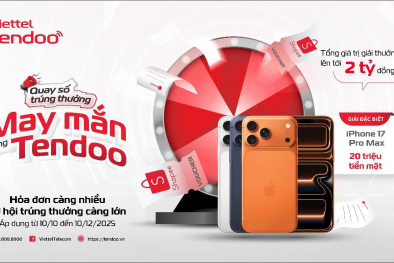 Cơ hội trúng thưởng lên tới 2 tỷ đồng khi dùng nền tảng quản lý bán hàng Viettel Tendoo 