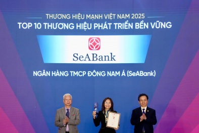SeABank giữ vững danh hiệu Thương hiệu mạnh Việt Nam 17 năm liên tiếp
