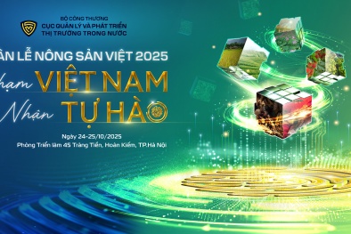 Tuần lễ Nông sản Việt 2025: Quy tụ đặc sản 34 tỉnh, thành, trình làng 'Bản đồ nông sản số'
