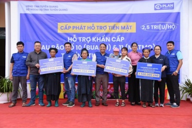 Plan International Việt Nam hỗ trợ khẩn cấp người dân Tuyên Quang khắc phục hậu quả mưa lũ