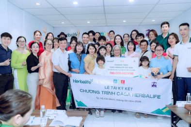 Casa Herbalife giai đoạn 2025-2026: Herbalife Việt Nam hỗ trợ bữa ăn dinh dưỡng hằng ngày cho hơn 3.000 người 