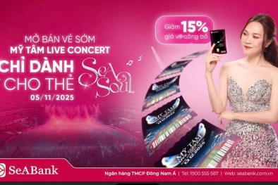 SeABank mang cơ hội săn vé miễn phí cho khách hàng trải nghiệm Mỹ Tâm Live Concert 2025 