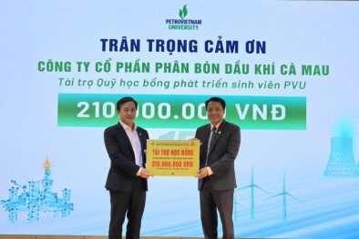 Phân Bón Cà Mau tiếp lửa cho thế hệ người dầu khí tương lai