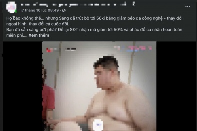 Sự thật sau những video quảng cáo giảm béo: 'Đầu bà nọ cắm thân hình chị kia'