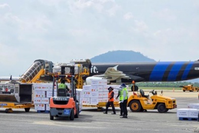 Tiếp nhận hàng viện trợ khẩn cấp cho người dân chịu ảnh hưởng bởi mưa, lũ tại Đà Nẵng