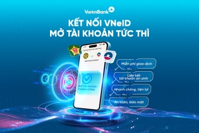 Mở tài khoản VietinBank dễ dàng trên ứng dụng VNeID