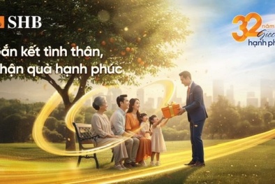 Mừng tuổi 32, SHB gieo hạnh phúc với ngàn ưu đãi hấp dẫn cho khách hàng