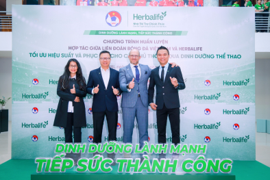 Herbalife Vietnam-Liên đoàn Bóng đá: Đào tạo dinh dưỡng thể thao nâng cao cho huấn luyện viên và cầu thủ 