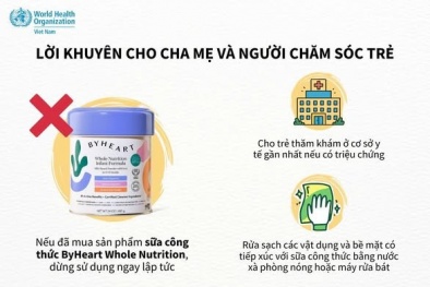 Bộ Y tế cảnh báo nguy cơ ngộ độc botulinum liên quan đến sữa ByHeart Whole Nutrition