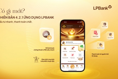 App LPBank nâng cấp phiên bản mới: Thanh toán học phí, mua sắm bằng thẻ tín dụng và đầu tư 'một chạm'